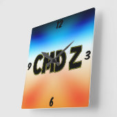 CMD Z角壁時計 スクエア壁時計 (傾斜)