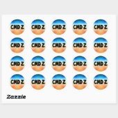 CMD Z 3リングや輪バインダー ラウンドシール (シート)