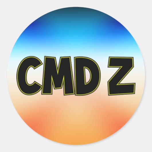 CMD Z 3リングや輪バインダー ラウンドシール (正面)