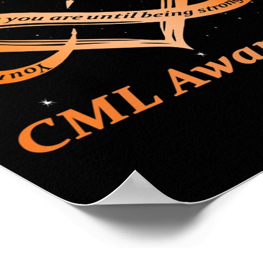 CML戦士Iは慢性素晴らし骨髄性白血病戦争 ポスター (角)