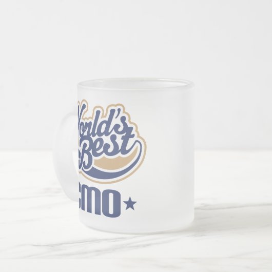 Cmo (世界のベスト)のためのギフトのアイディア フロストグラスマグカップ (正面左)