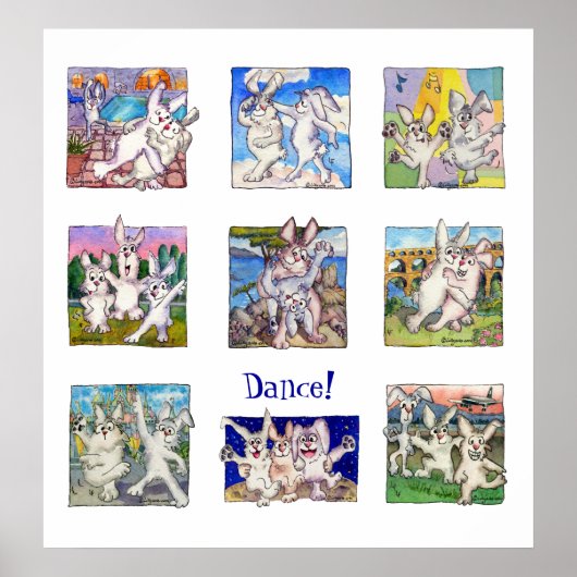 C'mon Let's Dance Posterプリント ポスター (正面)