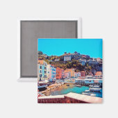 CMP005 SORRENTO, Campania，イタリア，冷蔵庫 マグネット (正面/裏面)