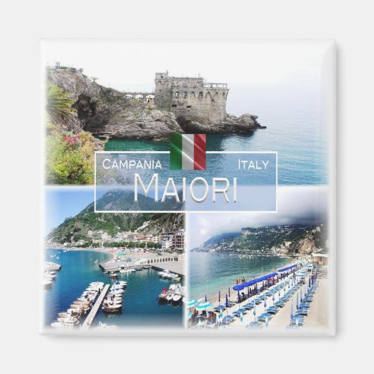CMP012 MAIORI,カンパニア,イタリア,冷蔵庫 マグネット (正面)