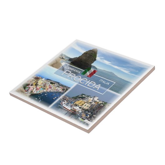 CMP015 PROCIDA，カンパニア，イタリア， タイル (側面)