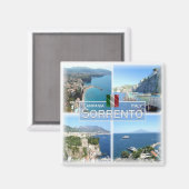 CMP018 SORRENTO, Campania,イタリア,冷蔵庫 マグネット (正面/裏面)