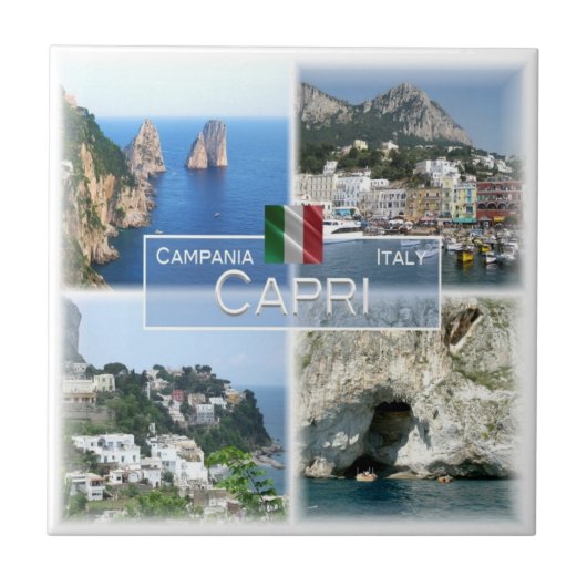 CMP020 CAPRI, Campania，イタリア， タイル (正面)