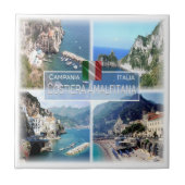 CMP025アマルフィ海岸，カンパニア， タイル (正面)