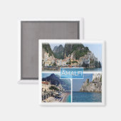 CMP034 AMALFI，カンパニア，イタリア，冷蔵庫 マグネット (正面/裏面)