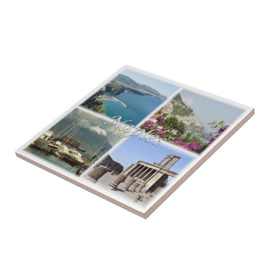 CMP035ナポリ、アマルフィ、ソレント、ポンペイ、 タイル (側面)