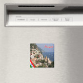 CMP039ポジターノ、アマルフィ海岸、イタリア、冷蔵庫 マグネット (インサイチュ (食洗機))