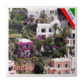 CMP043ポジターノ，アマルフィ海岸，イタリア， タイル (正面)