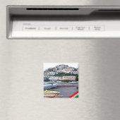 CMP044ポジターノ、アマルフィ海岸、イタリア、冷蔵庫 マグネット (インサイチュ (食洗機))