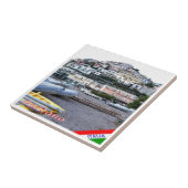 CMP044 POSIANO、AMALFI COAST、イタリア， タイル (側面)