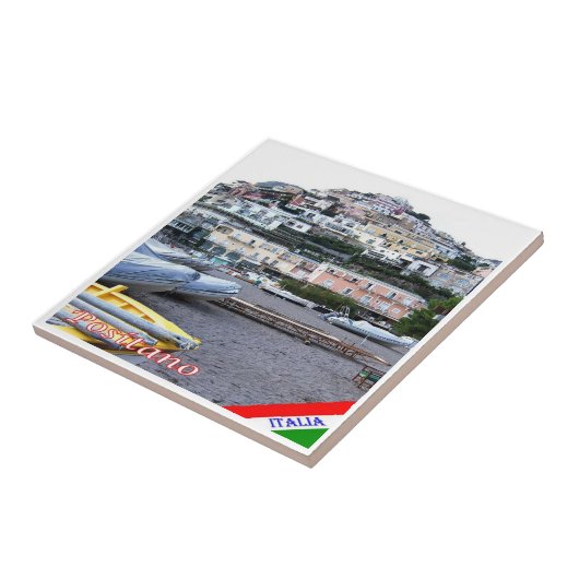 CMP044 POSIANO、AMALFI COAST、イタリア, タイル (側面)