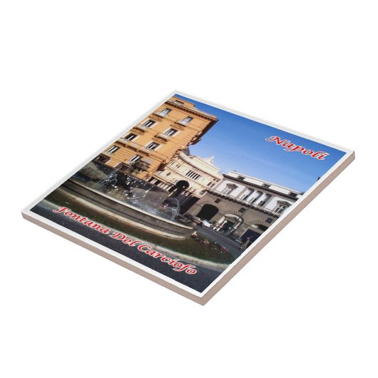 CMP051アーティチョーク噴水，イタリア， タイル (側面)