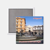 CMP051アーティチョーク噴水 – イタリア – 冷蔵庫 マグネット (正面/裏面)