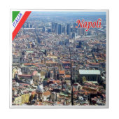 CMP054 NAPLES, Old Town, Campaniaイタリア， タイル (正面)