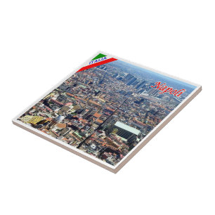 CMP054 NAPLES, Old Town, Campaniaイタリア, タイル
