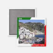 CMP060 ISCHIA, Sant' Angelo,イタリア,冷蔵庫 マグネット (正面/裏面)