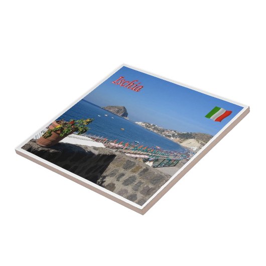 CMP063 ISCHIA，カンパニア，イタリア， タイル (側面)