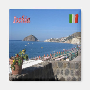 CMP063 ISCHIA, Campania,イタリア,冷蔵庫 マグネット