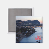 CMP076 ISCHIA, Forio at Twilight,イタリア,冷蔵庫 マグネット (正面/裏面)