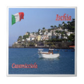 CMP087 ISCHIA, Casamicciola,イタリア, タイル (正面)