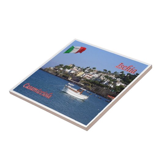 CMP087 ISCHIA, Casamicciola,イタリア, タイル (側面)