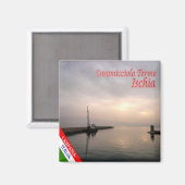 CMP088 ISCHIA, Casamicciola,イタリア,冷蔵庫 マグネット (正面/裏面)