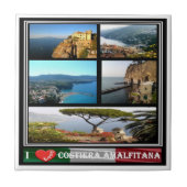 CMP092 AMALFI COAST, I Love，イタリア， タイル (正面)