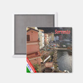 CMP098 SORRENTO - AMALFI COAST – イタリア – 冷蔵庫 マグネット (正面/裏面)