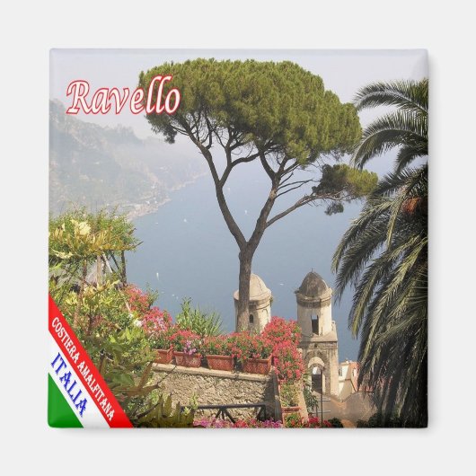 CMP101 AMALFI COAST, RAVELLO，イタリア，冷蔵庫 マグネット (正面)
