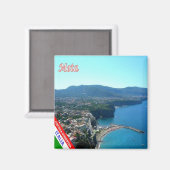 CMP105 AMALFI COAST, META，イタリア，冷蔵庫 マグネット (正面/裏面)