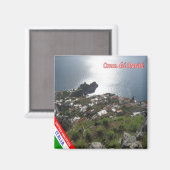 CMP111 AMALFI COAST, Conca dei Marini,冷蔵庫 マグネット (正面/裏面)