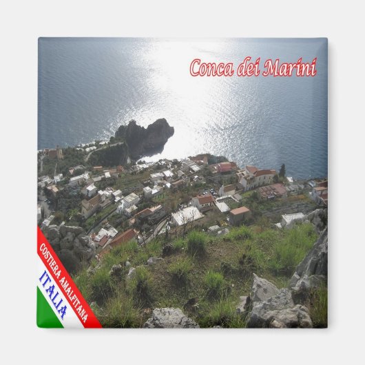 CMP111 AMALFI COAST, Conca dei Marini,冷蔵庫 マグネット (正面)