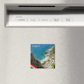 CMP117 CAPRI、海の道、イタリア、冷蔵庫 マグネット (インサイチュ (食洗機))