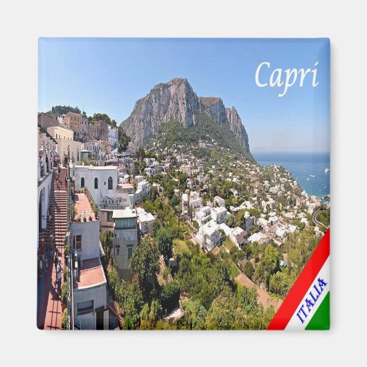 CMP119 CAPRI – カンパニア – イタリア – 冷蔵庫 マグネット (正面)