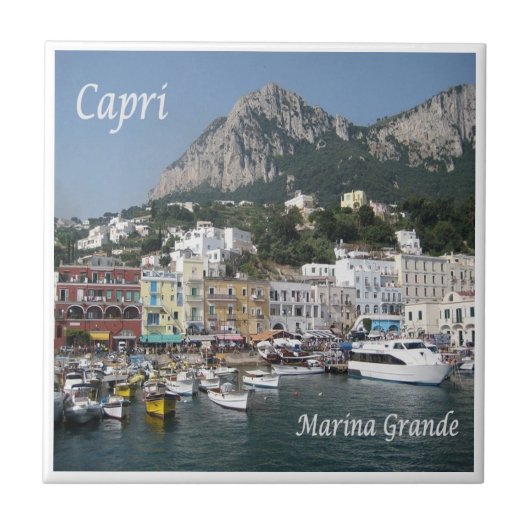 CMP121 CAPRI, Marina Grande Port タイル (正面)