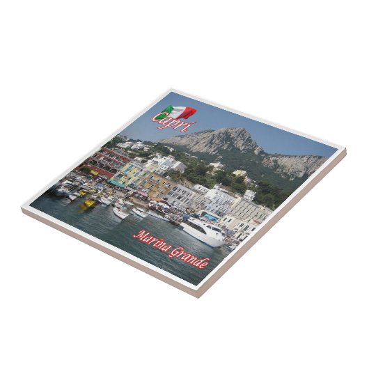 CMP122 CAPRI, Marina Grande Port タイル (側面)