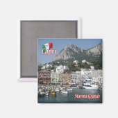 CMP122 CAPRI, Marina Grande Port,冷蔵庫 マグネット (正面/裏面)