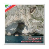 CMP124 CAPRI、イタリアの白い洞窟、 タイル (正面)