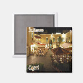 CMP127 CAPRI有名な小さな広場、冷蔵庫 マグネット (正面/裏面)