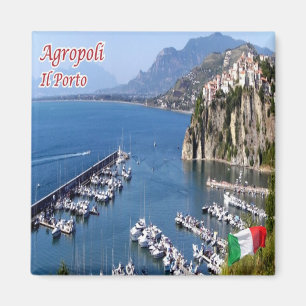CMP129 AGROPOLI, SALERNO,ポート,冷蔵庫 マグネット