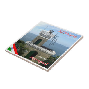 CMP130 AGROPOLI SALERNO、灯台、 タイル