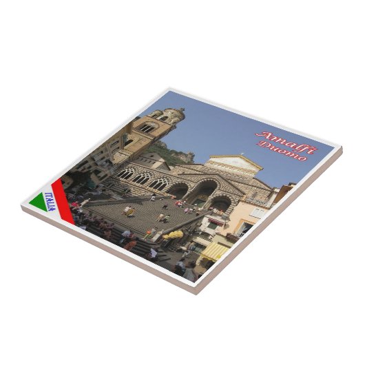 CMP134 アマルフィ大聖堂広場 イタリア タイル (側面)