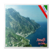 CMP138 アマルフィイタリア海岸 タイル (正面)