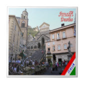 CMP141 AMALFI, Duomo Square,イタリア, タイル (正面)