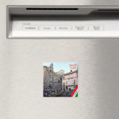 CMP141 AMALFI, Duomo Square，イタリア，冷蔵庫 マグネット (インサイチュ (食洗機))