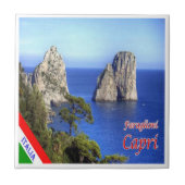 CMP147 CAPRI The Faraglioni，イタリア， タイル (正面)